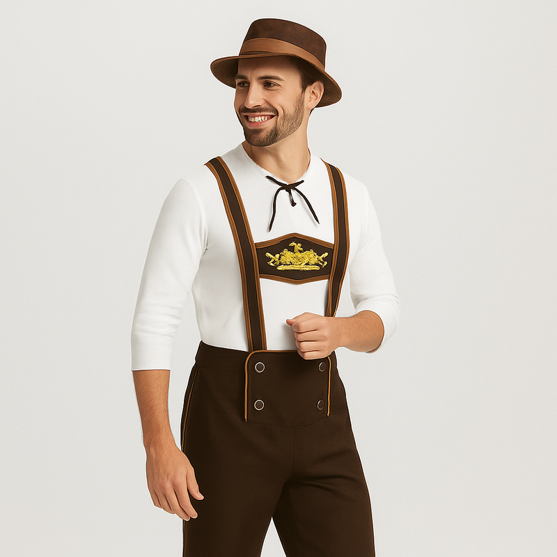 Trachtenset für Herren mit bestickter Hose