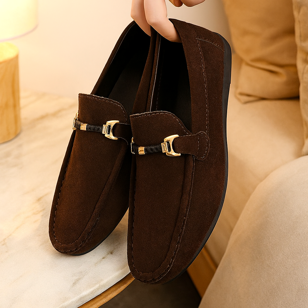 Elijah Leder Mokassin Slipper – Flexible und stilvolle Herrenschuhe