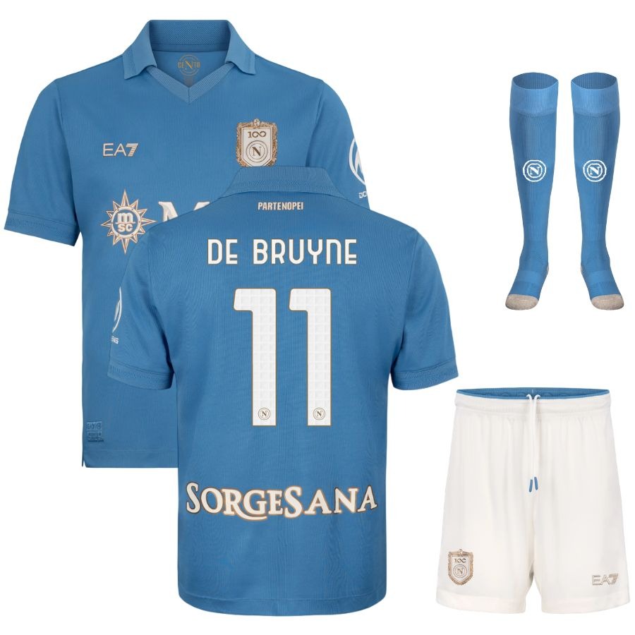 Conjunto de camiseta local del SSC Nápoles para niño 2026/27