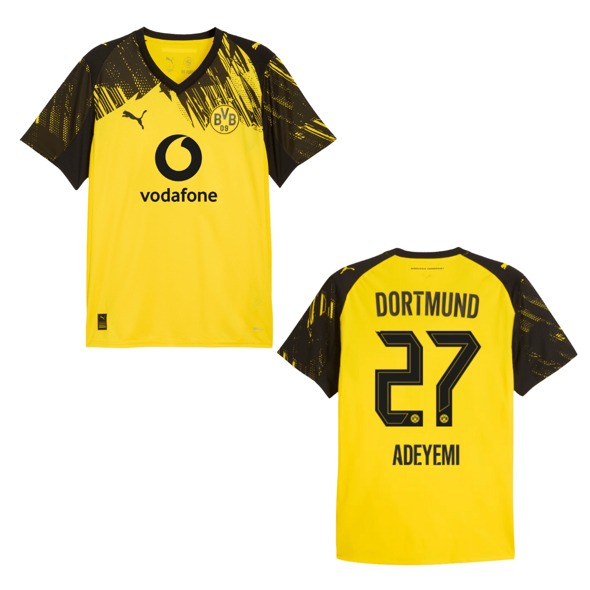 BVB BORUSSIA DORTMUND 2025/26 thuisshirt heren – Player Version – ADEYEMI 27