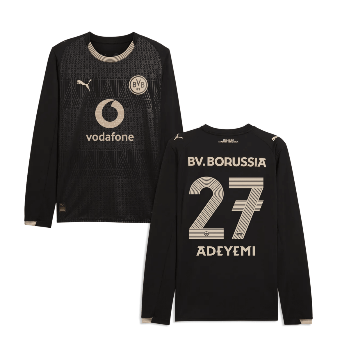 BVB BORUSSIA DORTMUND Camiseta especial masculina de manga larga 25 / 26 2025/26 Camiseta de fútbol masculina de manga larga - ADEYEMI 27