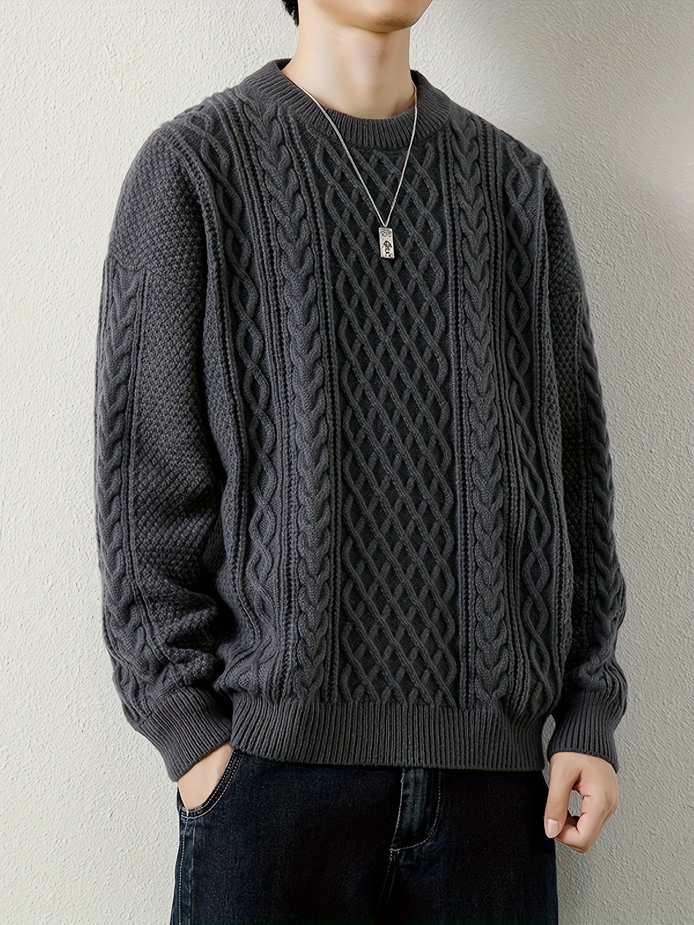 Hawthorne Kabelstrickpullover