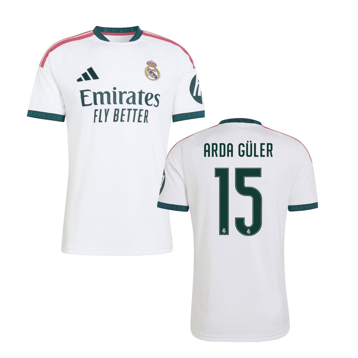 REAL MADRID 2026/27 Maillot domicile homme – ARDA GÜLER 15