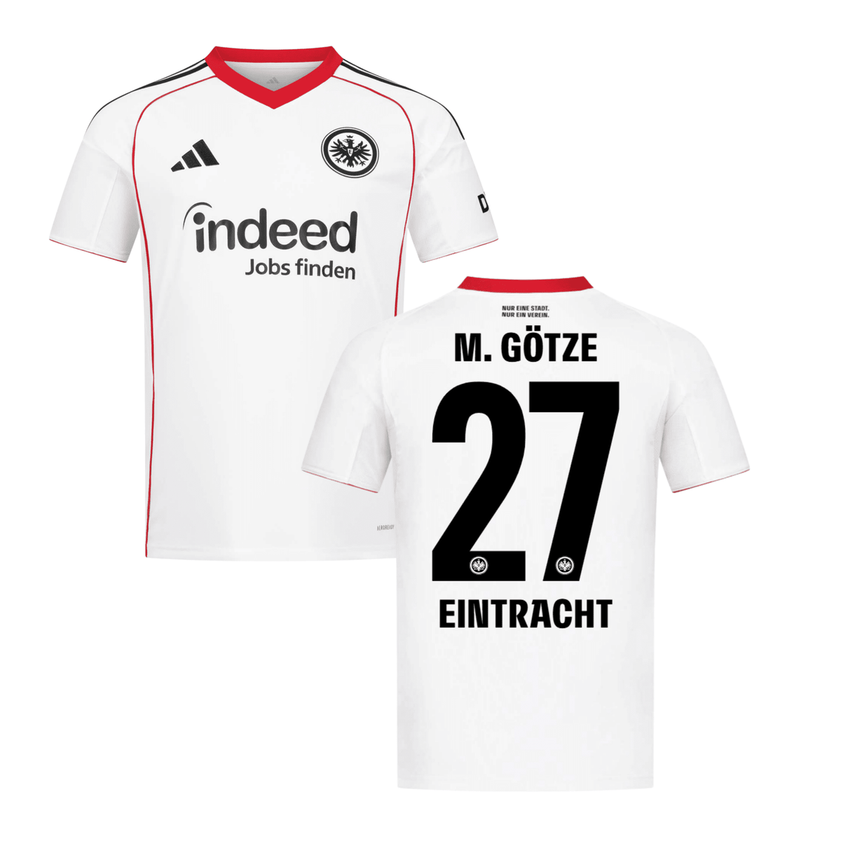 SGE EINTRACHT FRANKFURT 2025/26 Maglia da trasferta uomo – M. GÖTZE 27