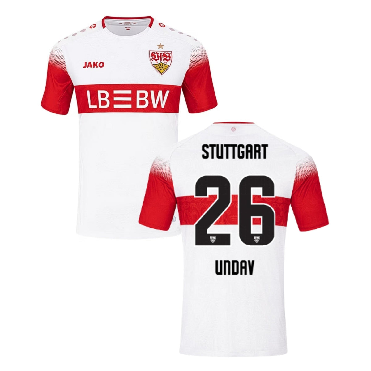 VFB STUTTGART 2026/27 Heimtrikot Kinder – UNDAV 26
