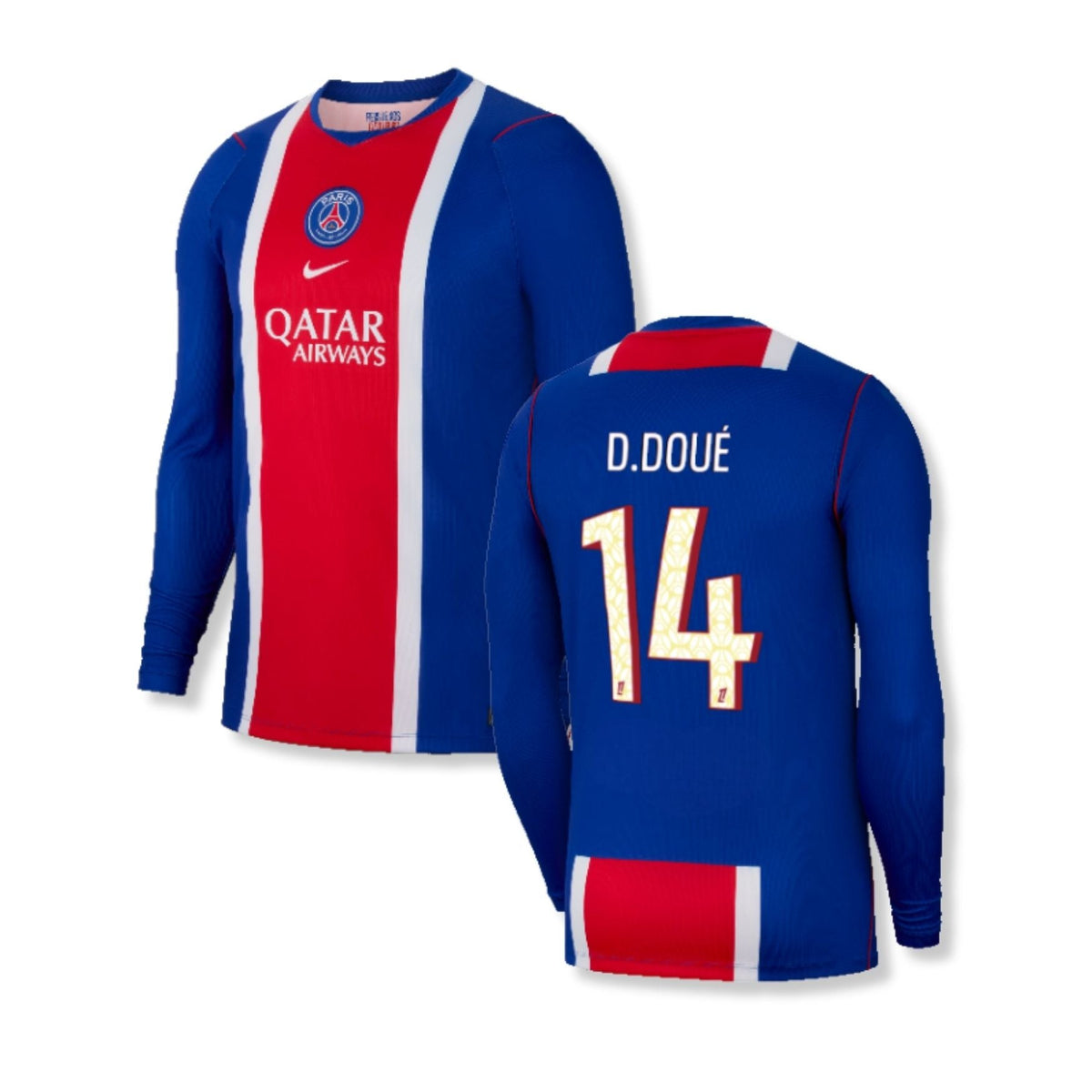 PSG PARIS SAINT-GERMAIN 2026/27 thuisshirt heren met lange mouwen – D. DOUÉ 14