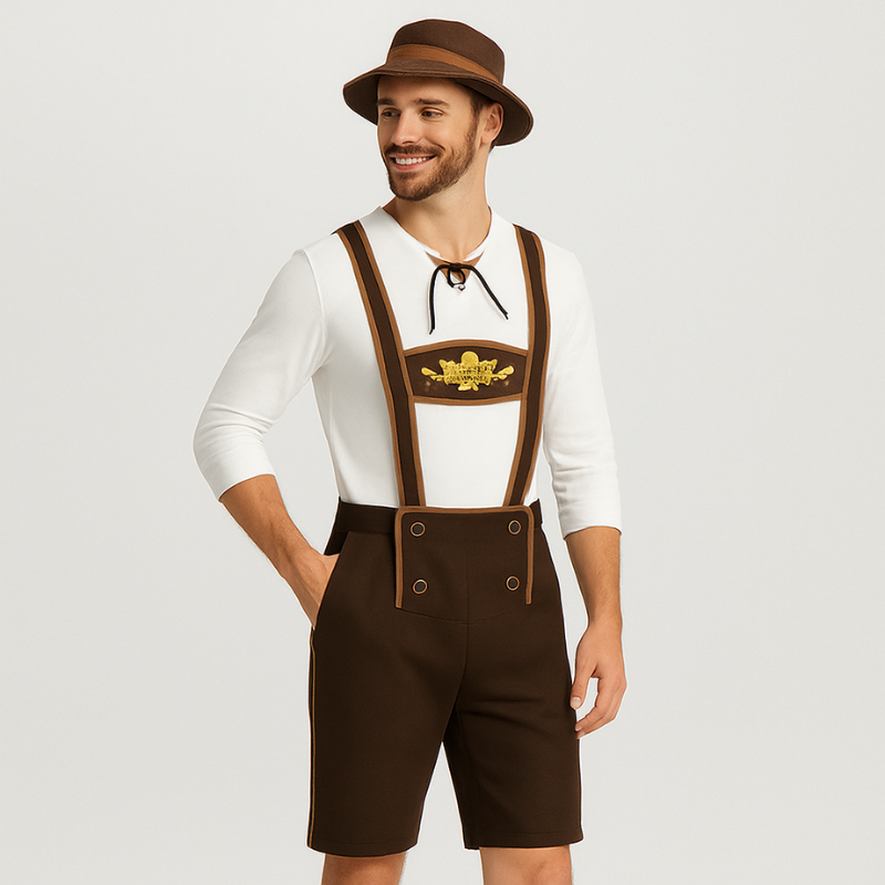 Trachtenset für Herren mit bestickter Hose