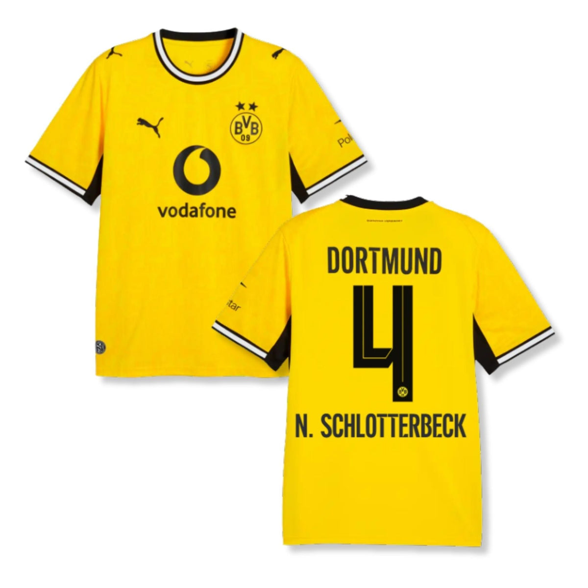 BVB BORUSSIA DORTMUND 2026/27 Maillot domicile homme – N. SCHLOTTERBECK 4