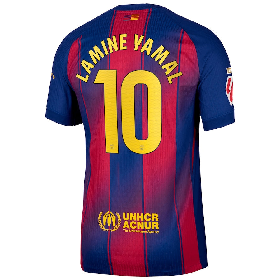Maillot domicile joueur du Barcelona LAMINE YAMAL 10 2025/26