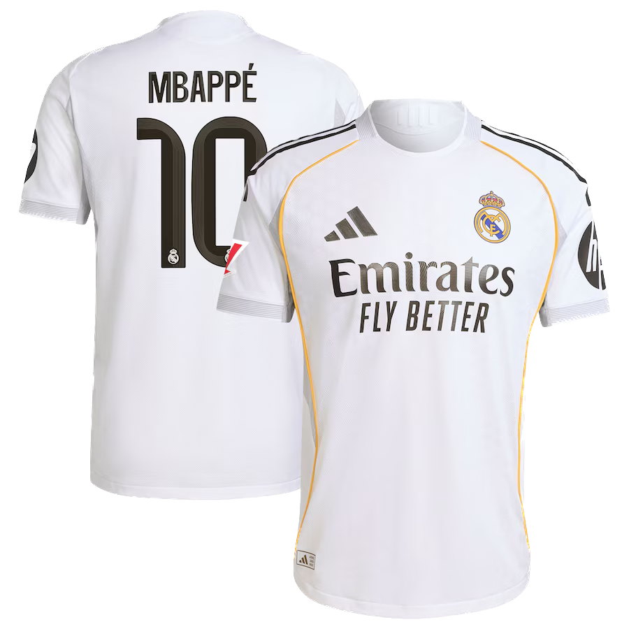 Real Madrid 2025/26 Mbappé 10 Heimspieltrikot