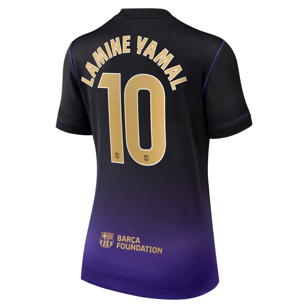 Maillot femme extérieur de Barcelone 26/27 Yamal 10
