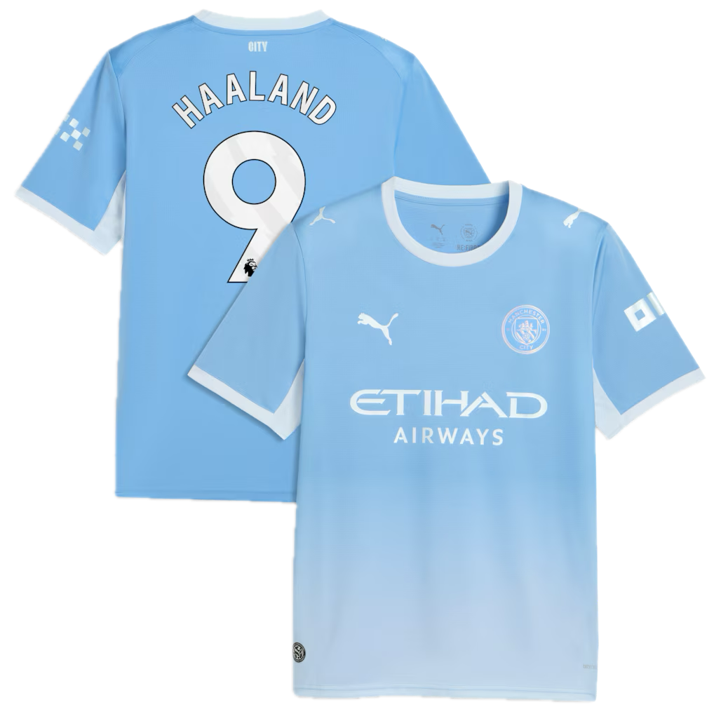 Camiseta local del Man City 2026/27 con Haaland