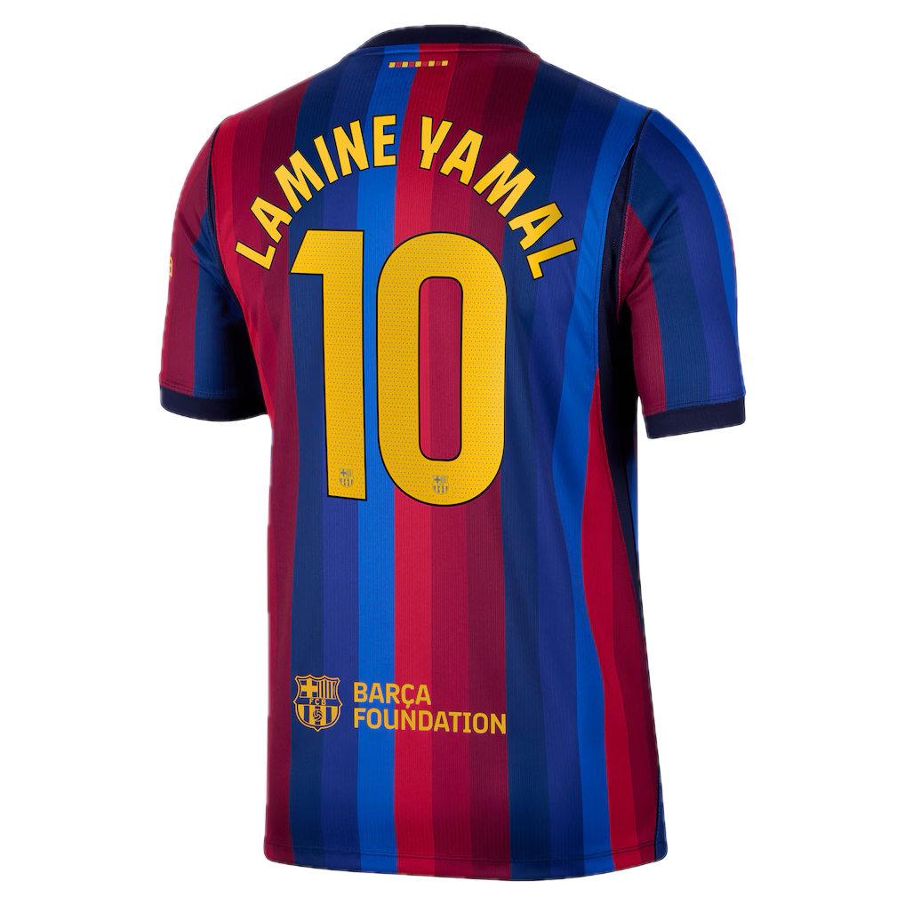 Barcelona 2026/27 Yamal 10 thuisshirt voor spelers