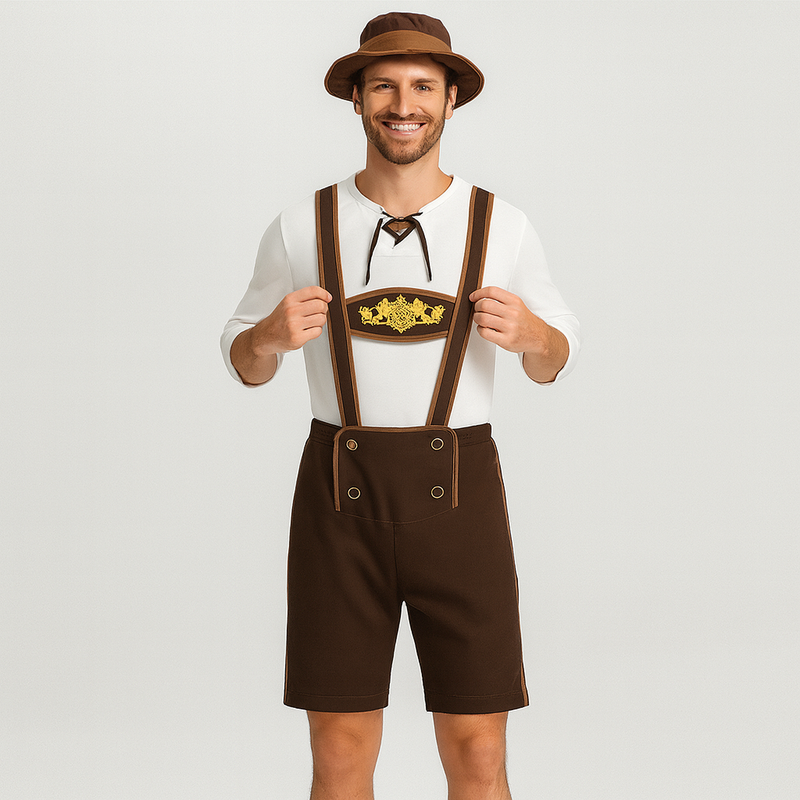 Trachtenset für Herren mit bestickter Hose