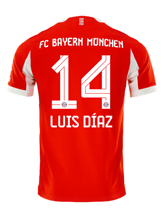Bayern München 2025/26 LUIS DIAZ 14 Heimspielertrikot