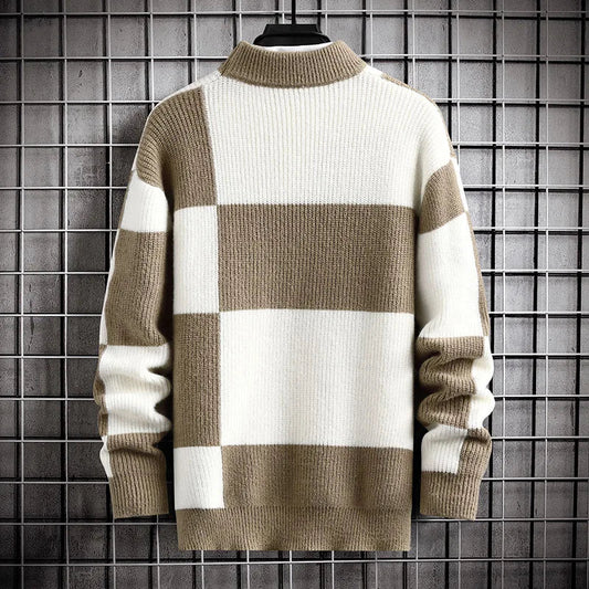 Regent Karomuster Strickpullover