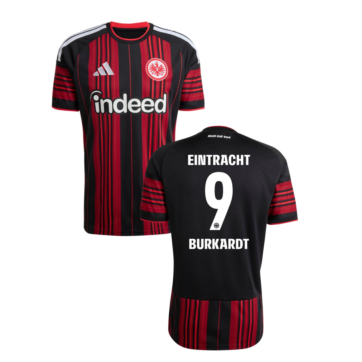 SGE EINTRACHT FRANKFURT 2026/27 thuisshirt kinderen – BURKARDT 9