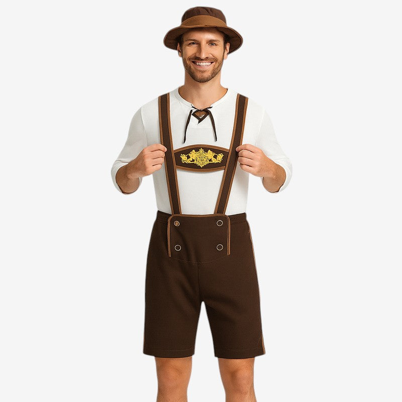Trachtenset für Herren mit bestickter Hose