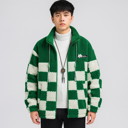 Magnus | Unisex Wintermantel aus Lammwolle mit Fleecefutter