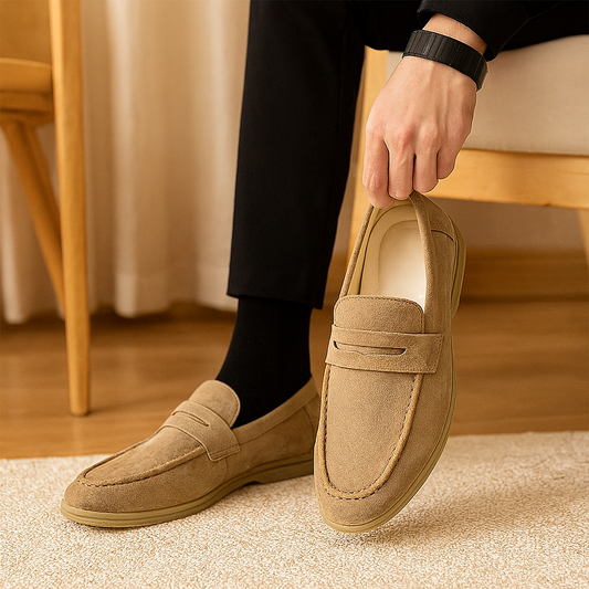 Vielseitige Business-Casual Slipper für Herren – Stilvolle und schlichte Slip-On Schuhe