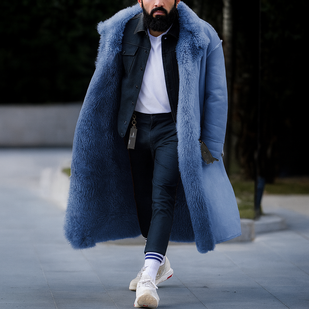 Henrik | Langer Luxus-Wintermantel für Herren