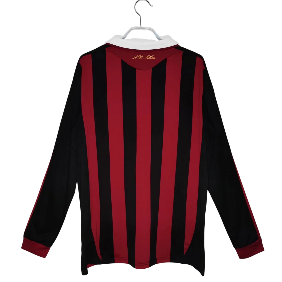 Maglia da casa AC Milan da uomo 2009/10 – Manica lunga, Retrò vintage