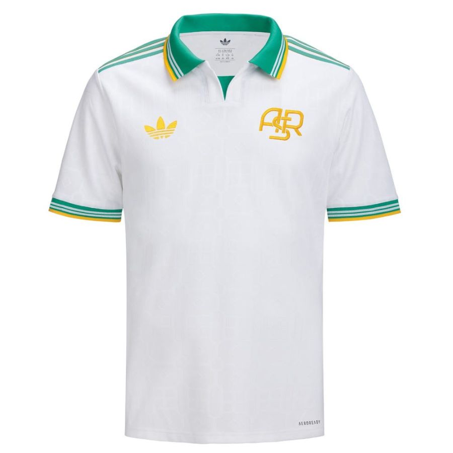 Ensemble troisième maillot enfant de l’AS Rome 2025/26 – blanc