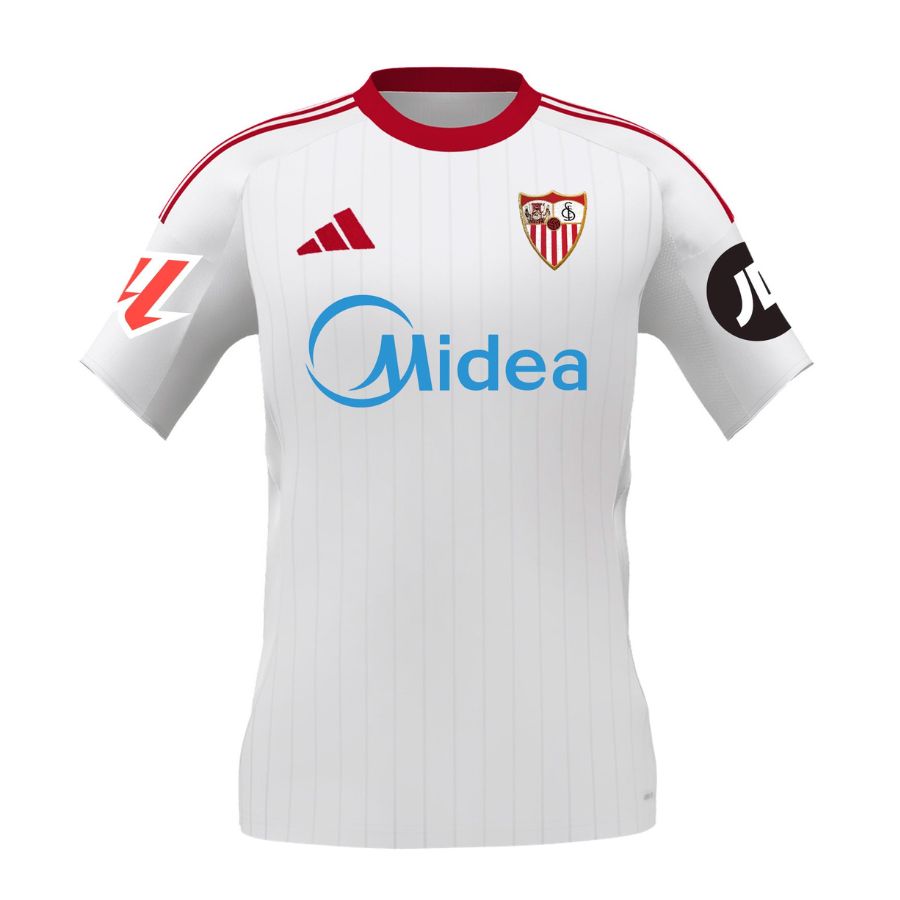 Conjunto de camiseta local del Sevilla FC para niño 2025/26