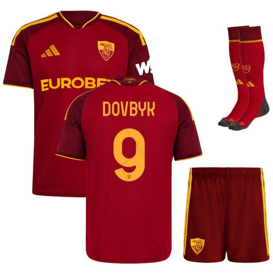 Ensemble maillot domicile Dovbyk enfant de l’AS Rome 2026/27