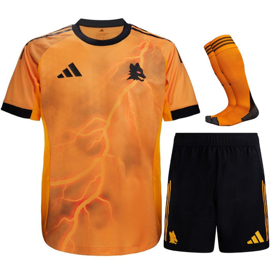 Ensemble maillot extérieur enfant de l’AS Rome 2025/26