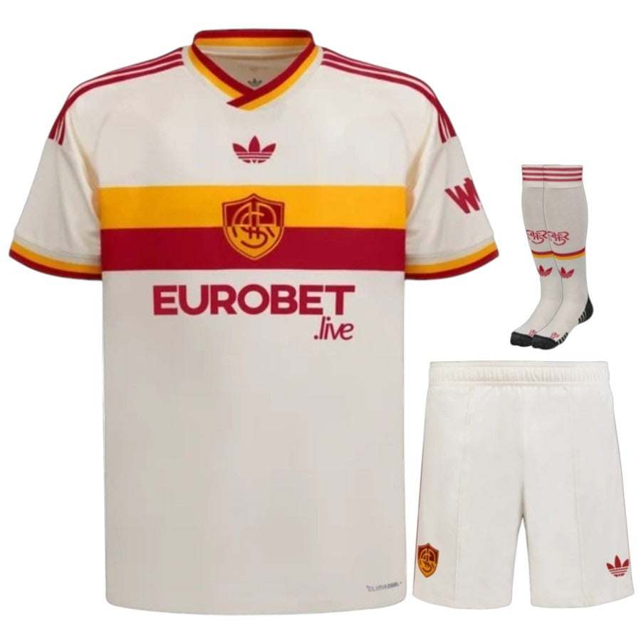 Conjunto de equipación visitante del AS Roma Dybala para niño 2026/27