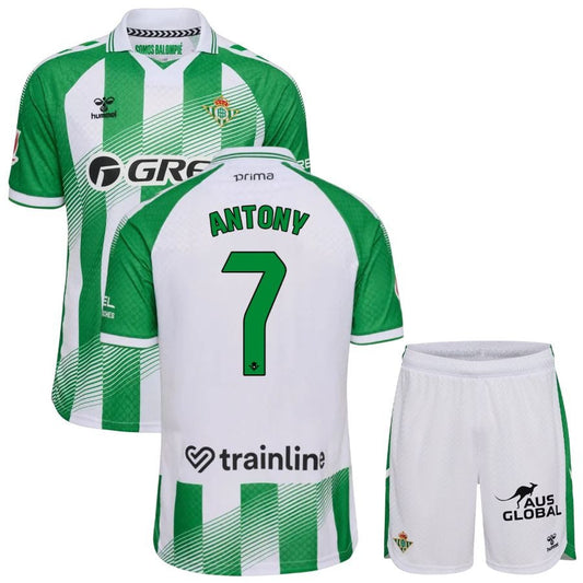 Betis Sevilla Home Shirt Set Antony for Kids 2026/27