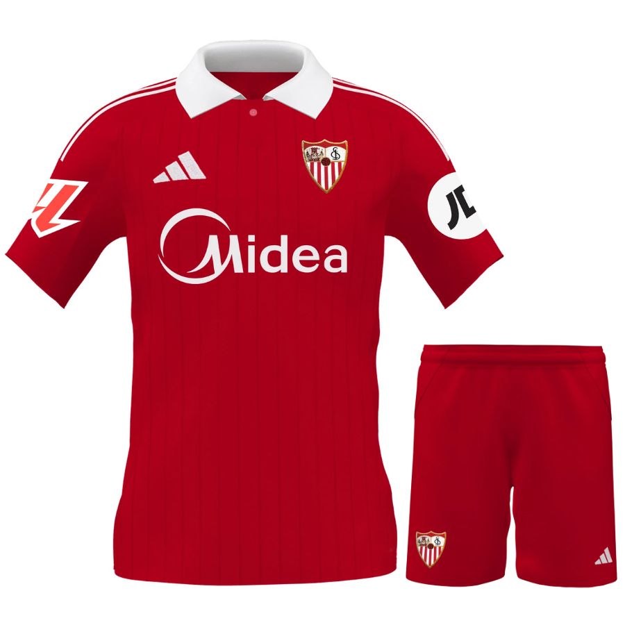 Tenue extérieure enfant du FC Séville 2025/26