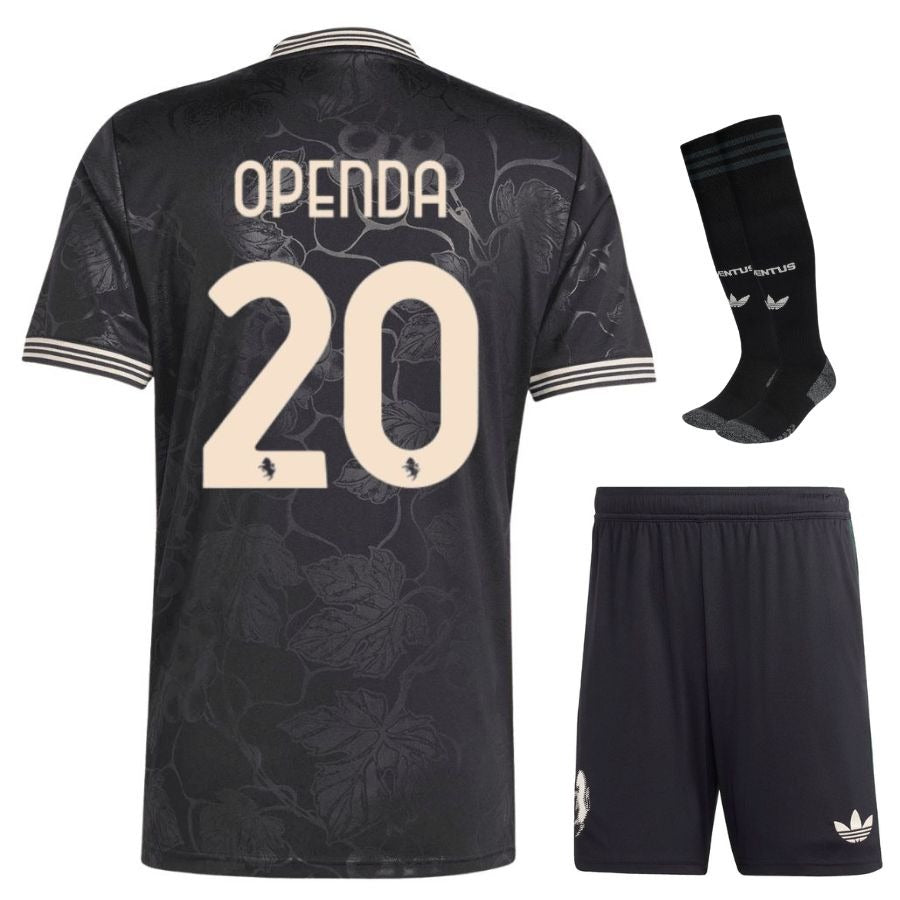 Juventus derde shirtset Openda voor kinderen 2025/26