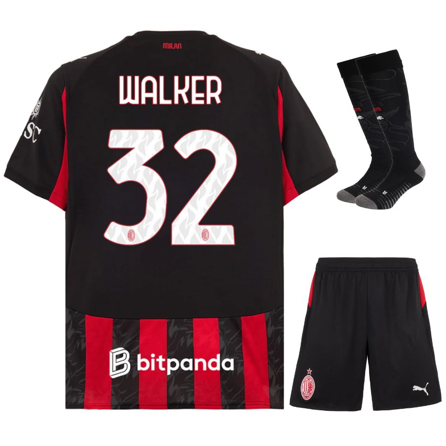 AC Milan-thuisshirtset voor kinderen 2025/26