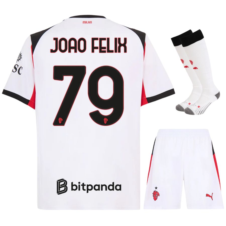 Ensemble maillot extérieur pour enfants de l’AC Milan 2025/26