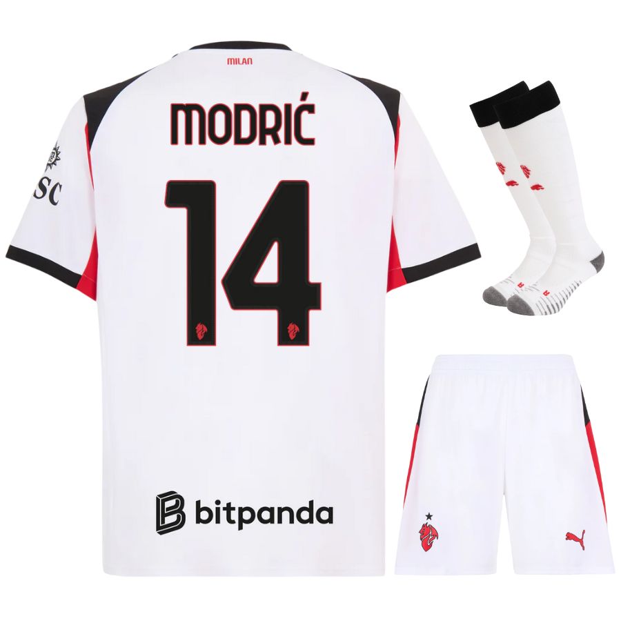 Ensemble maillot extérieur pour enfants de l’AC Milan 2025/26