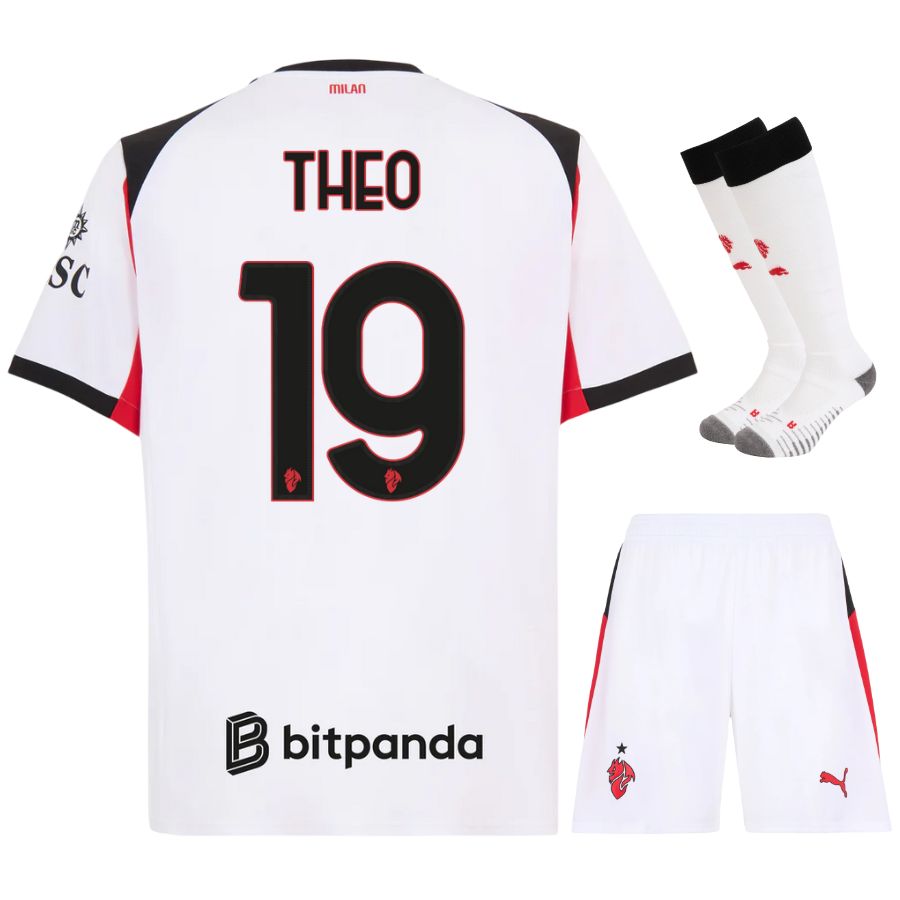 Ensemble maillot extérieur pour enfants de l’AC Milan 2025/26
