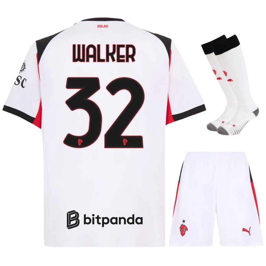 Ensemble maillot extérieur pour enfants de l’AC Milan 2025/26