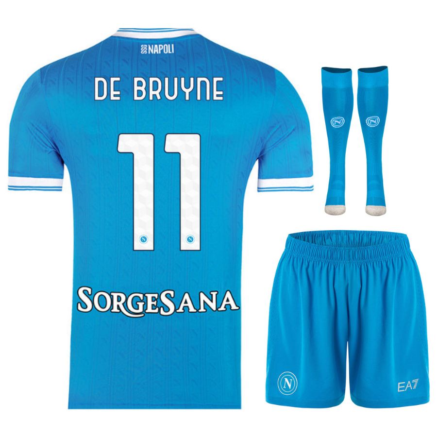 Ensemble maillot domicile pour enfants du SSC Naples 2025/26