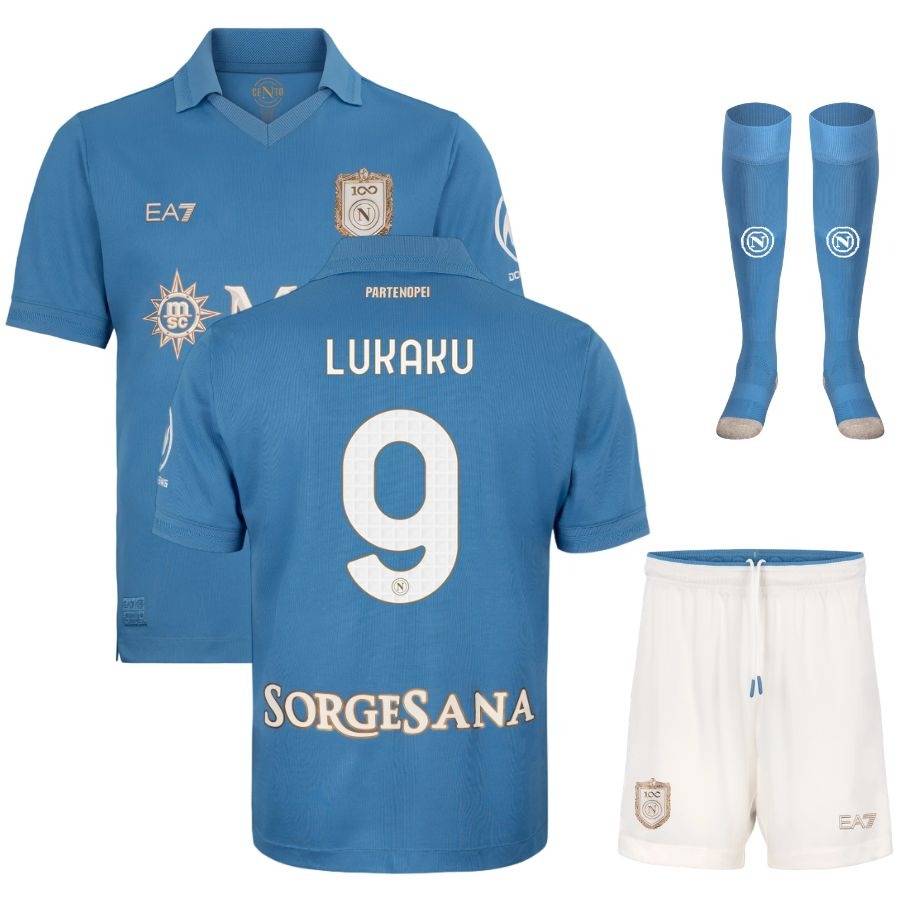 SSC Napoli thuisshirtset voor kinderen 2026/27