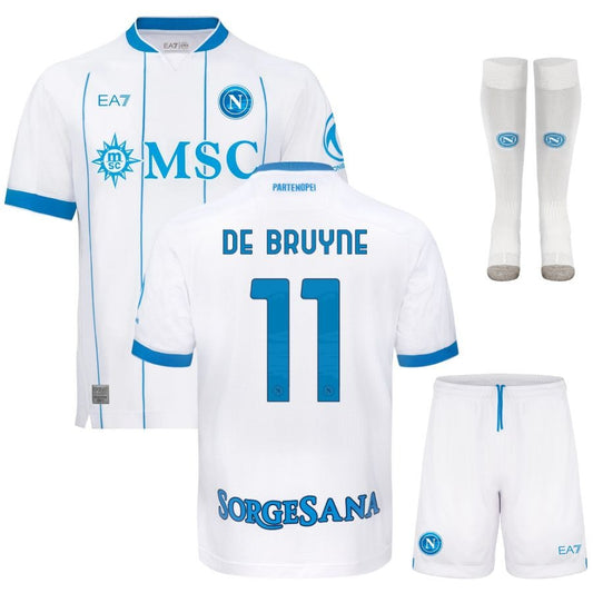 SSC Napoli De Bruyne Kids' Away Jersey Set 2026/27