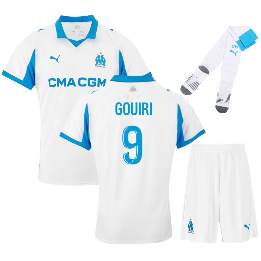 Olympique Marseille – Heimtrikotset – 2025/26 – Kinder