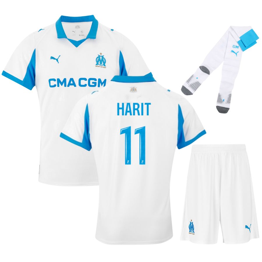 Olympique Marseille – Heimtrikotset – 2025/26 – Kinder