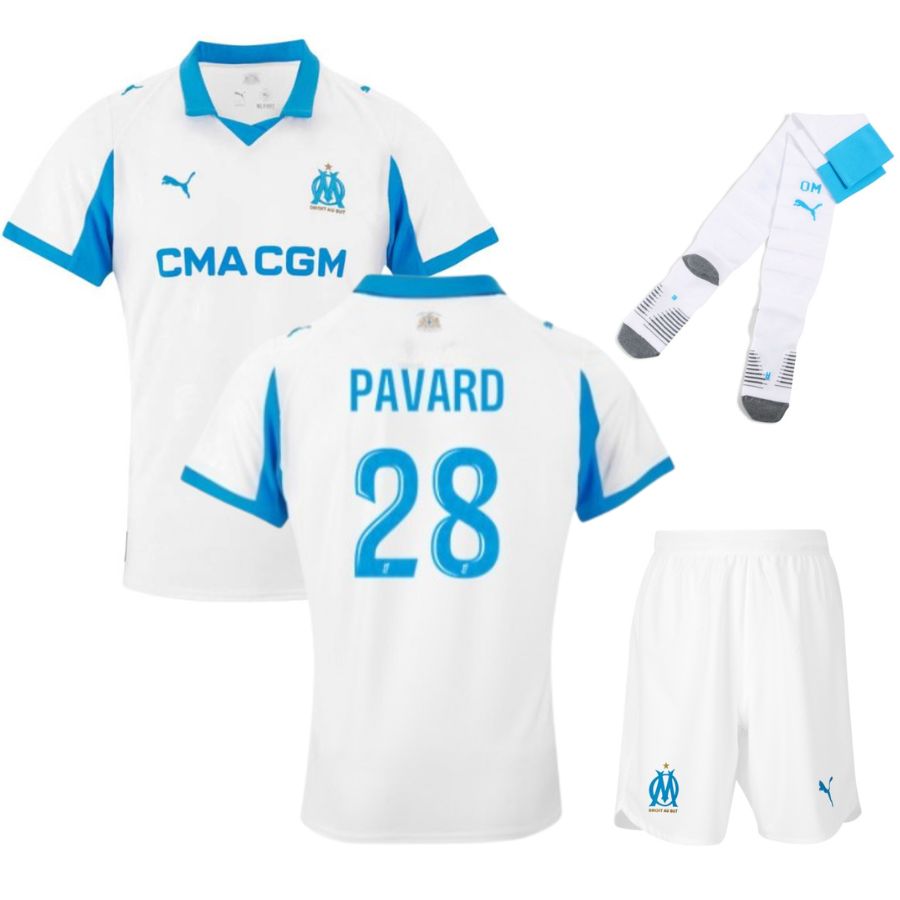Olympique Marseille – Heimtrikotset – 2025/26 – Kinder