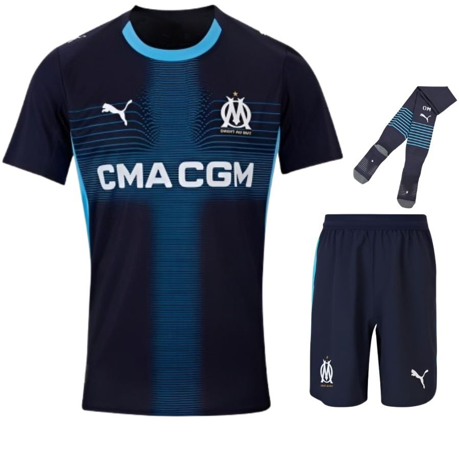 Olympique Marseille – Uitshirtset – 2025/26 – Kinderen