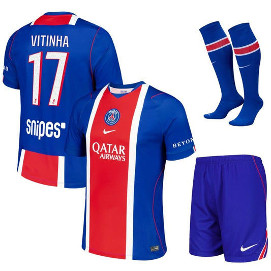 Paris Saint-Germain – Home Kit Set – 2026/27 – Kids – Vitinha