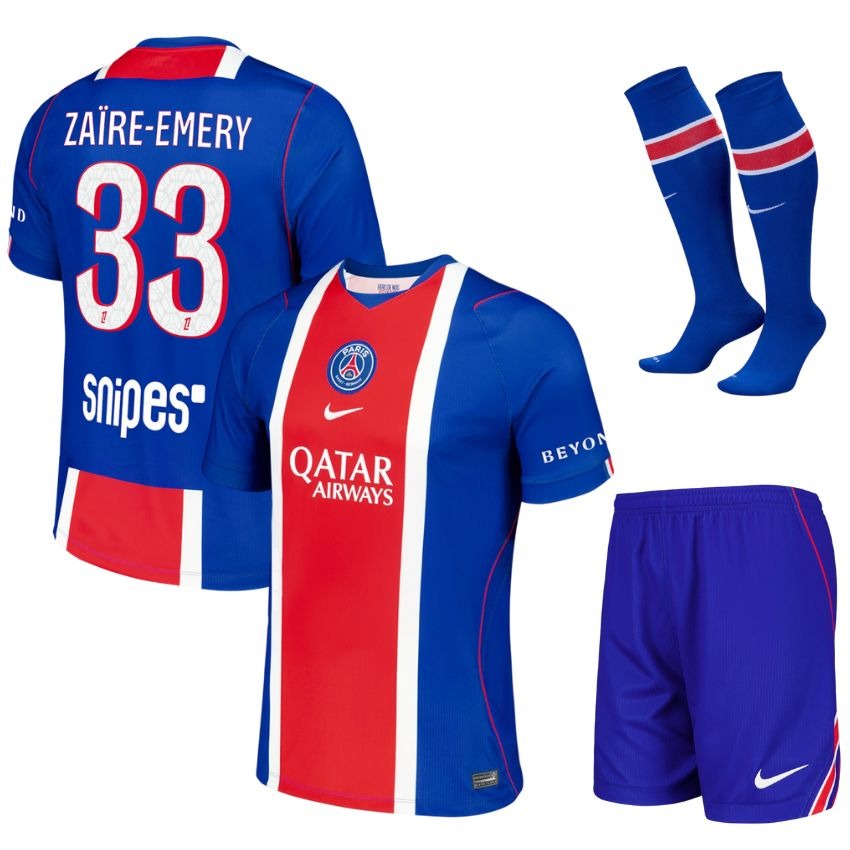 Paris Saint-Germain – Heimtrikotset – 2026/27 – Kinder – Zaïre-Emery