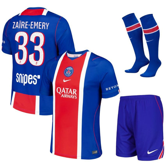 Paris Saint-Germain – Home Kit Set – 2026/27 – Kids – Zaïre-Emery