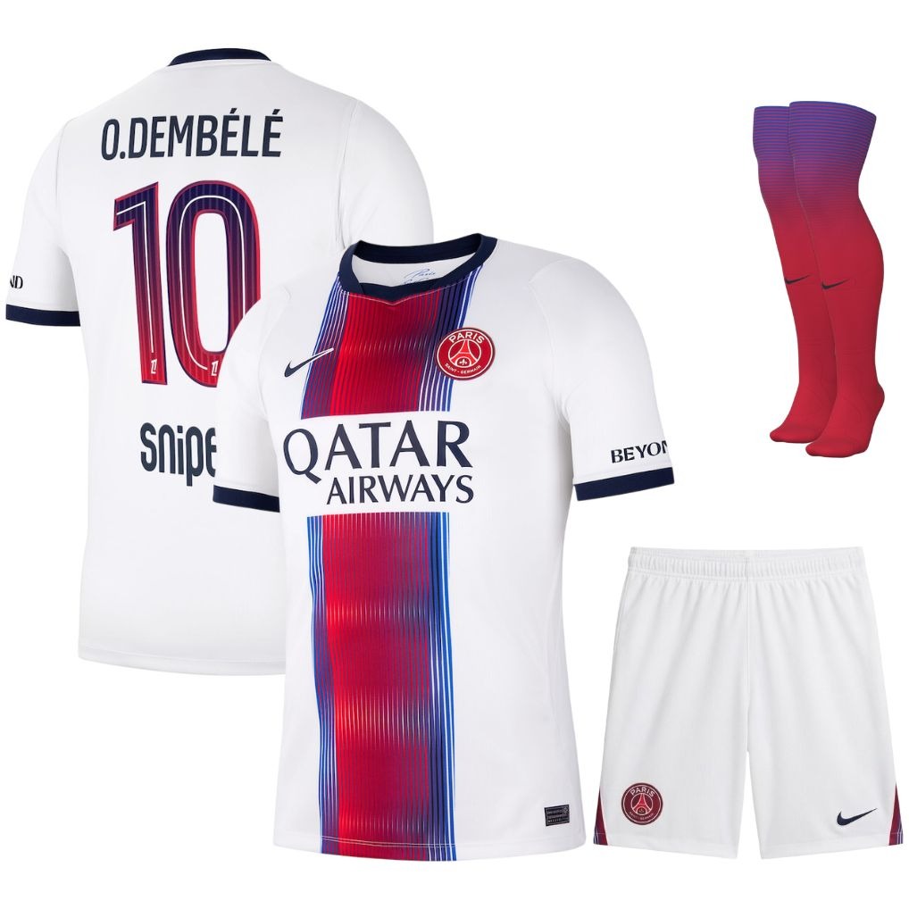Paris Saint-Germain – Conjunto de camiseta visitante – 2026/27 – Niños – Blanco